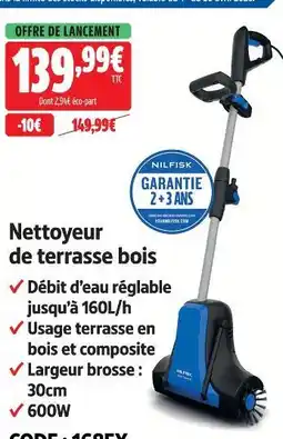 Screwfix Nettoyeur de terrasse bois offre