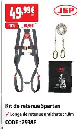 Screwfix Jsp kit de retenue spartan offre