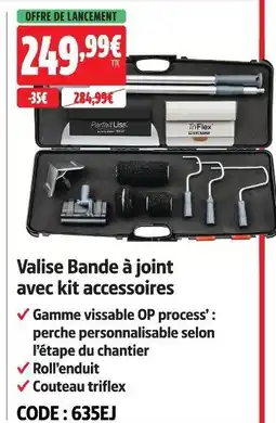 Screwfix Valise bande à joint avec kit accessoires offre
