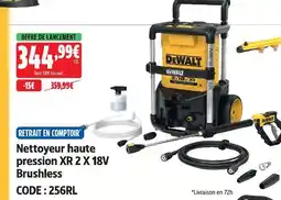 Screwfix Dewalt nettoyeur haute pression xr 2 x 18v brushless offre