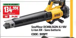 Screwfix Dewalt souffleur dcmbl562n-xj 18v li-ion xr - sans batterie offre