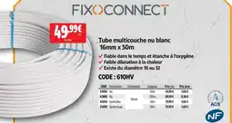 Screwfix Tube multicouche nu blanc 16mm x 50m offre