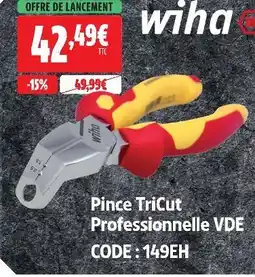 Screwfix Wiha pince tricut professionnelle vde offre
