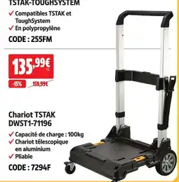 Screwfix Tstak chariot tstak dwst1-71196 offre