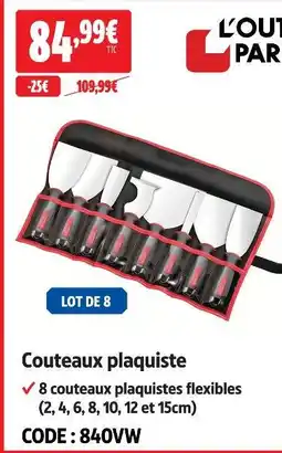 Screwfix Couteaux plaquiste offre