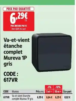 Screwfix Mureva va-et-vient étanche complet offre