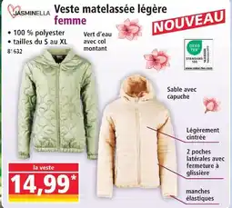 Norma Veste matelassée légère femme offre