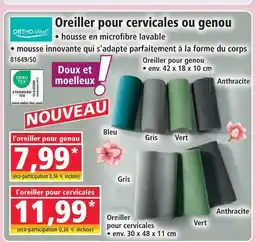 Norma Ortho-vital oreiller pour genou offre