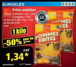 Norma Potato master frites ondulées offre