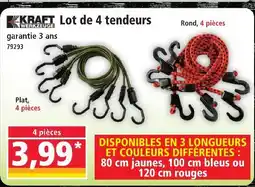 Norma Kraft werkzeuge lot de 4 tendeurs offre