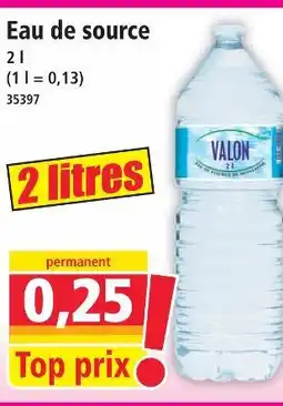 Norma Valon eau de source offre