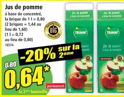 Norma Trimm jus de pomme offre