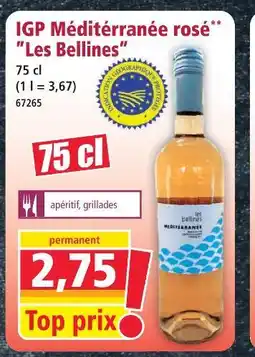 Norma Les bellines igp méditerranée rosé offre