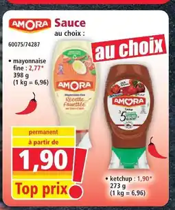 Norma Amora mayonnaise fine offre
