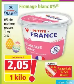 Norma Petite france fromage blanc 0% offre