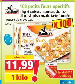 Norma Keuffer's 100 petits fours apéritifs offre