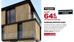 Gedimat Bardage onwood baro offre