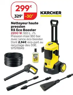 Weldom Karcher nettoyeur haute pression k6 eco booster offre
