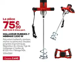 Gedimat Malaxeur rubimix-7 minimax 1200 w offre