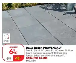 Weldom Dalle béton provencal offre