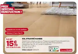 Gedimat Sol stratifié namibie offre