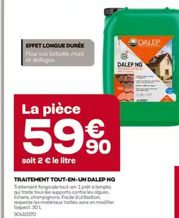 Gedimat Dalep traitement tout-en-un ng offre