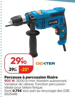 Weldom Dexter perceuse à percussion filaire offre