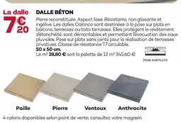 Gedimat Dalle béton offre