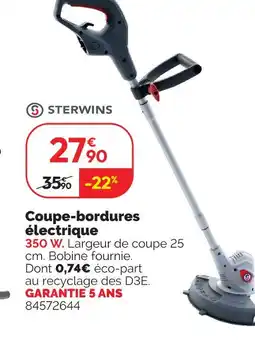 Weldom Sterwins coupe-bordures électrique offre