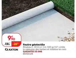Weldom Axton feutre géotextile offre
