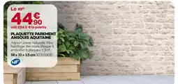 Gedimat Plaquette parement ansouis aquitaine offre