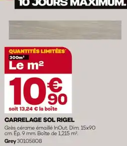 Gedimat Carrelage sol rigel offre
