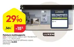 Weldom Luxens peinture multisupports blanc satin offre
