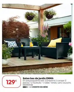 Weldom Salon bas de jardin emma offre