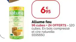 Weldom Naturia allume feu naturel offre