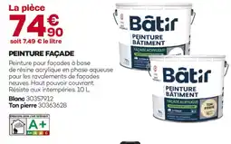 Gedimat Batir peinture façade offre