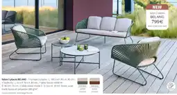 Maxi Bazar Salon 5 places belano - mira beige laurier offre