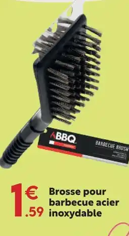 Maxi Bazar Bbq brosse pour barbecue acier inoxydable offre