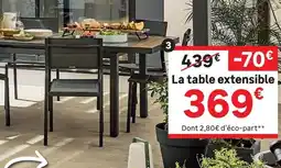 Leroy Merlin La table extensible offre