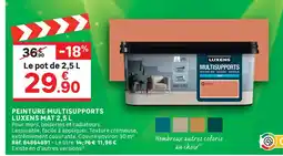 Leroy Merlin Luxens peinture multisupports mat offre