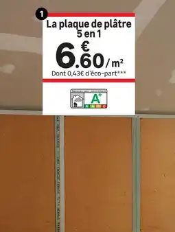 Leroy Merlin Plaque de plâtre ba13 multi-fonctions offre