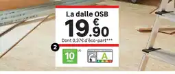 Leroy Merlin Dalle osb3 ép. 22 mm offre