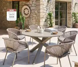 Maxi Bazar Table fixe ronde 6 places oryon offre