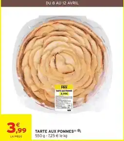 Intermarché Express Avril - tarte aux pommes offre