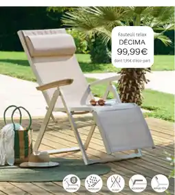 Maxi Bazar Fauteuil relax décima offre