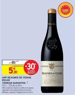 Intermarché Express Signal - aop beaumes de venise rouge offre