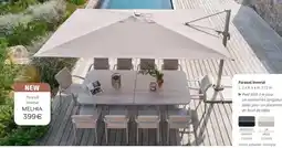 Maxi Bazar Melhia parasol inversé anthracite offre