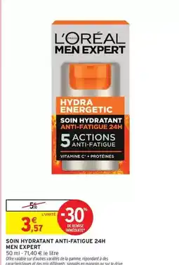 Intermarché Express L'oréal - soin hydratant anti-fatigue 24h mer offre