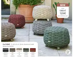 Maxi Bazar Pouf obbaé offre
