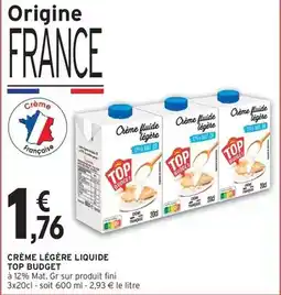 Intermarché Express Fini - crème légère liquide offre